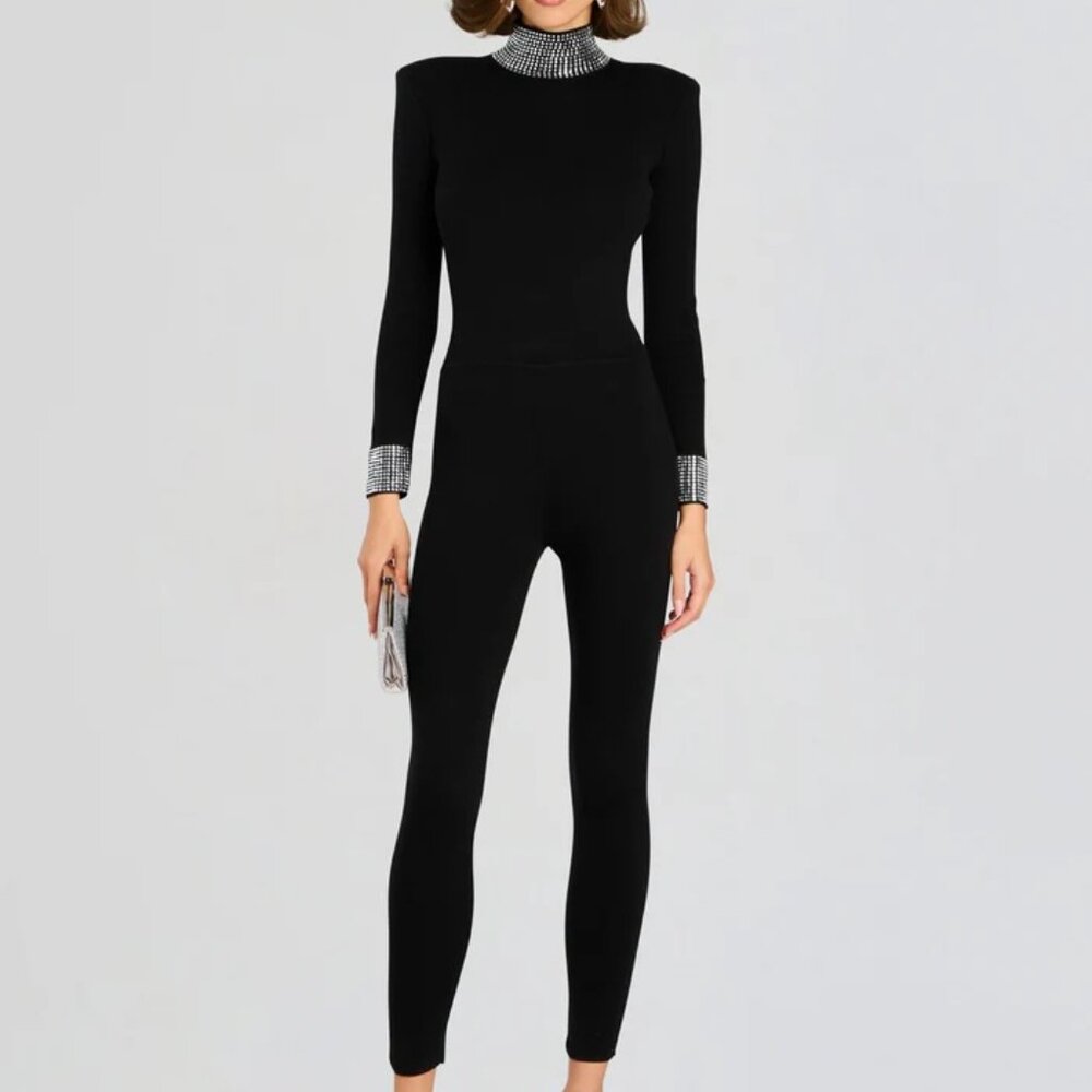 NWT - Retrofete Leanne Embellished  Jumpsuit - XS